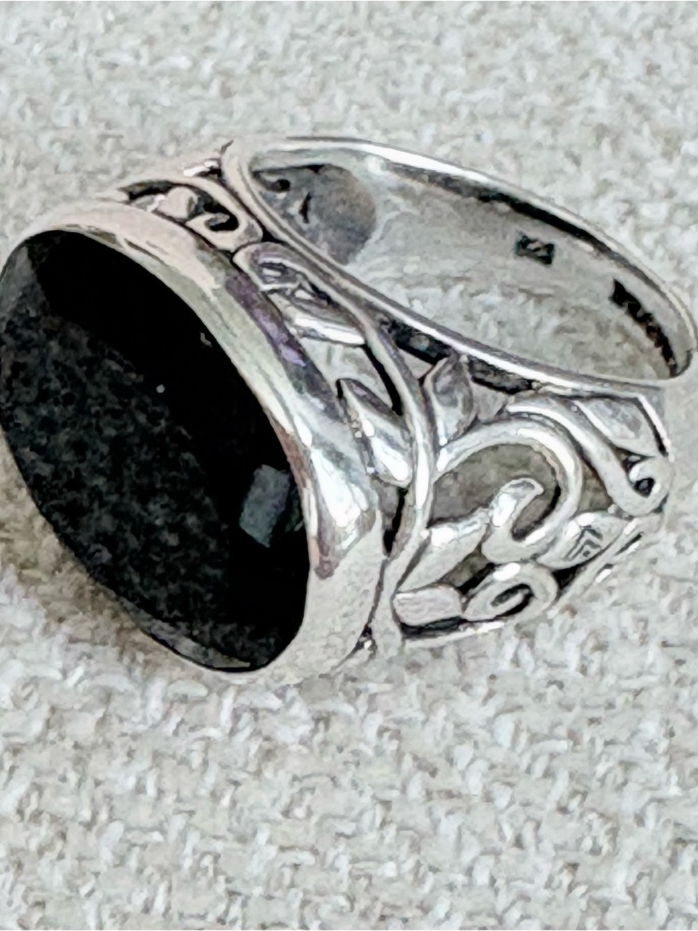 Silpada Sterling Silver "Smokey Swirl" Ring, R2045, Size 8